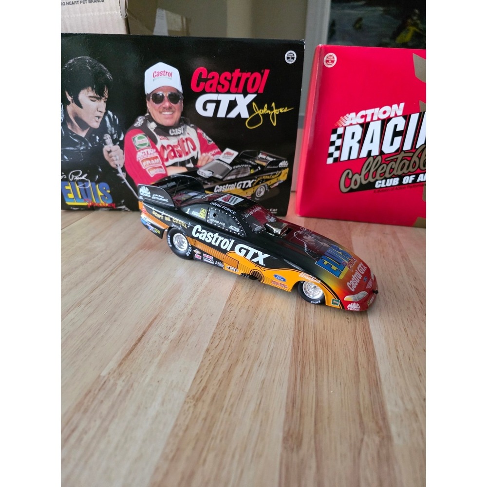 John Force 1998 Elvis Mustang Funny Car‎ 1:24 Action Racing Castrol C249829254-2